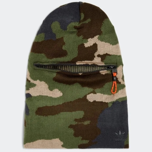 💥SOLD💥Beyonce Adidas x IVY PARK TRAILS TWO-IN-ONE BEANIE BALACLAVA Camo - Picture 3 of 6